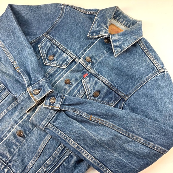 Levi's Other - Vintage Levis 70506 Denim Trucker Jean‎ Jacket Made In USA Sz 36 80s 90s Classic